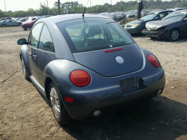 3VWBK31C04M405269 - 2004 VOLKSWAGEN NEW BEETLE ნაცრისფერი ფოტო 3