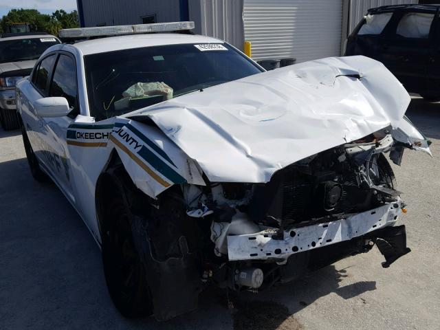 2C3CDXAT4EH367641 - 2014 DODGE CHARGER PO WHITE photo 1