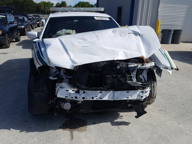 2C3CDXAT4EH367641 - 2014 DODGE CHARGER PO WHITE photo 9