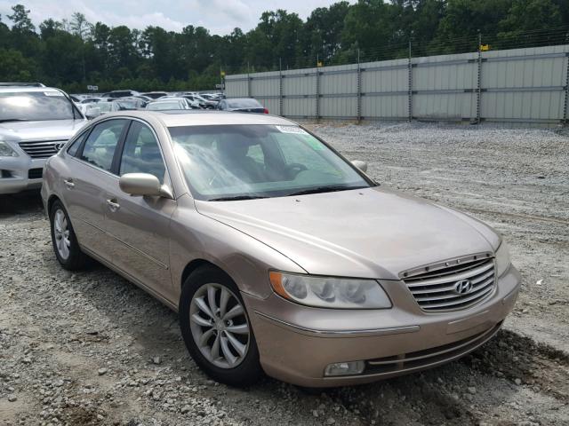 KMHFC46F66A096526 - 2006 HYUNDAI AZERA SE TAN photo 1