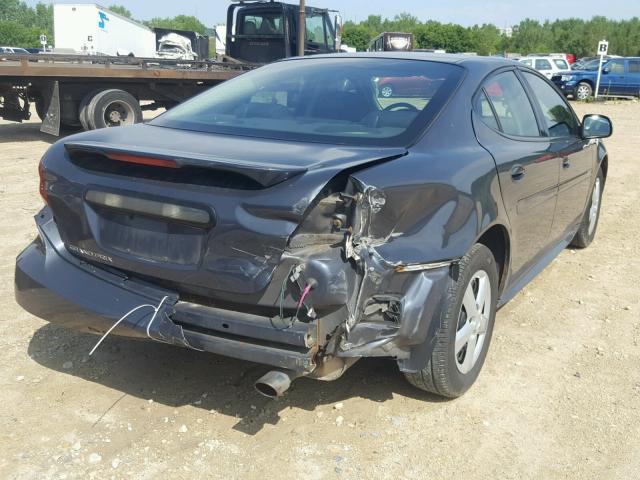 2G2WP552181161104 - 2008 PONTIAC GRAND PRIX CHARCOAL photo 4