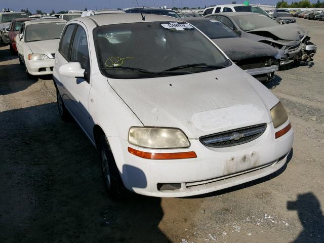 KL1TD66688B206612 - 2008 CHEVROLET AVEO BASE Blanc photo 1