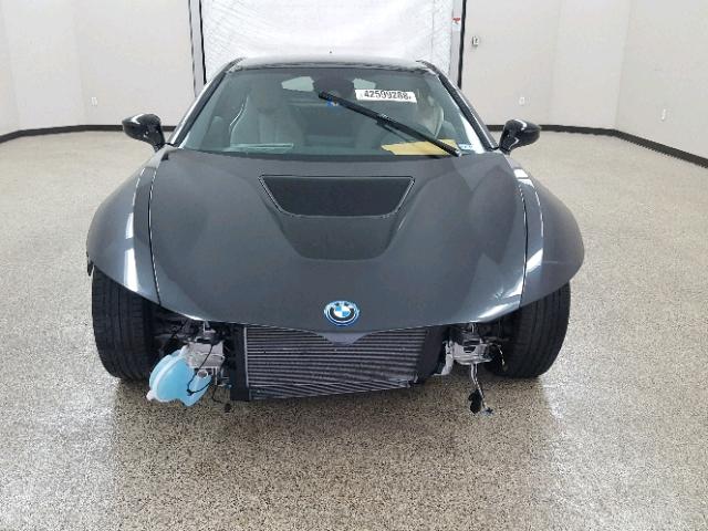 WBY2Z2C59FV392567 - 2015 BMW I8 BLACK photo 9