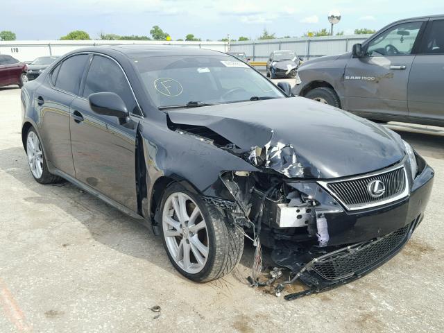 JTHBE262172008619 - 2007 LEXUS IS 350 BLACK photo 1