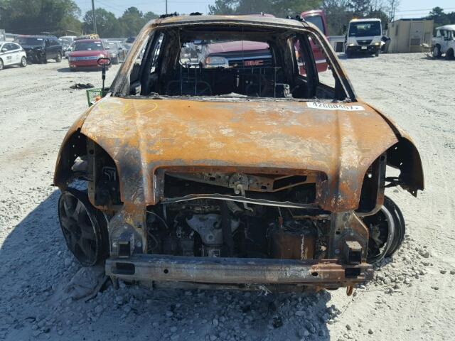 KM8JN72D15U193401 - 2005 HYUNDAI TUCSON GLS BURN photo 9