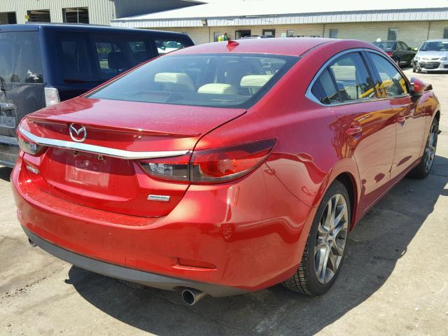 JM1GJ1W56F1195433 - 2015 MAZDA 6 GRAND TO RED photo 4