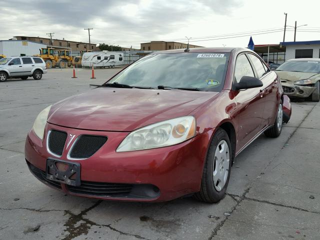 1G2ZF57BX84144674 - 2008 PONTIAC G6 VALUE L MAROON photo 2