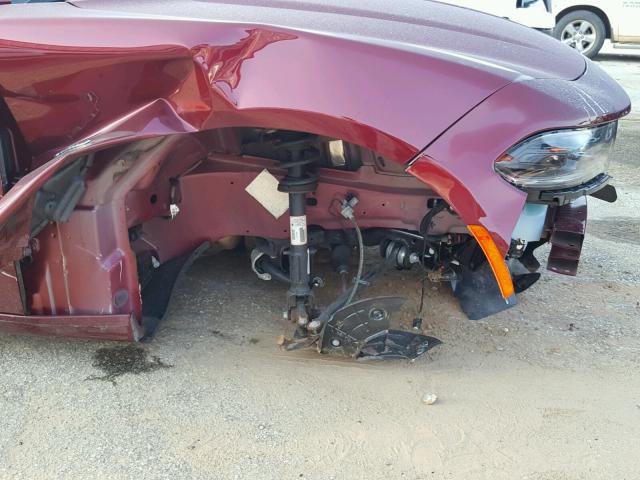 2C3CDXCT6JH221877 - 2018 DODGE CHARGER R/ RED photo 9