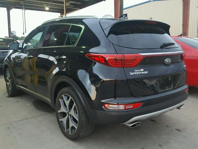 KNDPR3A63H7252532 - 2017 KIA SPORTAGE S BLACK photo 3