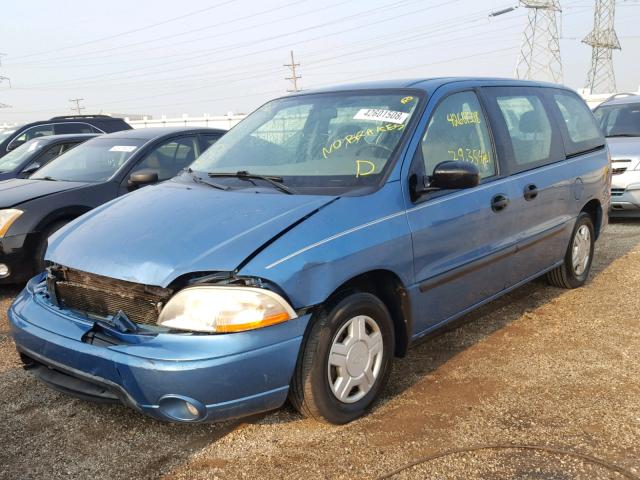 2FMZA50483BB15738 - 2003 FORD WINDSTAR W BLUE photo 2