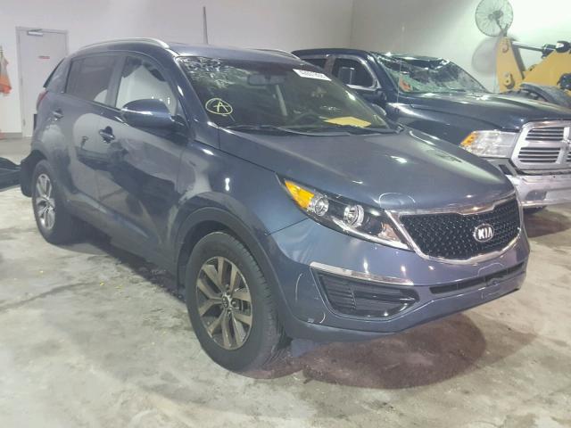 KNDPB3AC0E7600311 - 2014 KIA SPORTAGE B BLUE photo 1