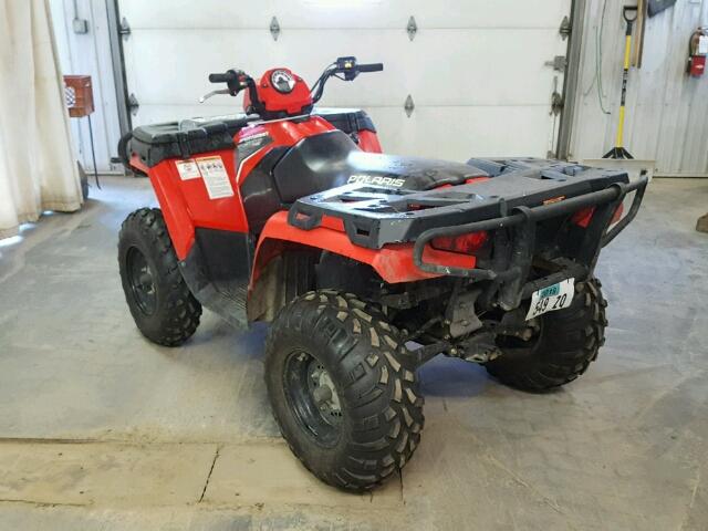 4XAMH50A5BA334724 - 2011 POLARIS SPORTSMAN RED photo 3