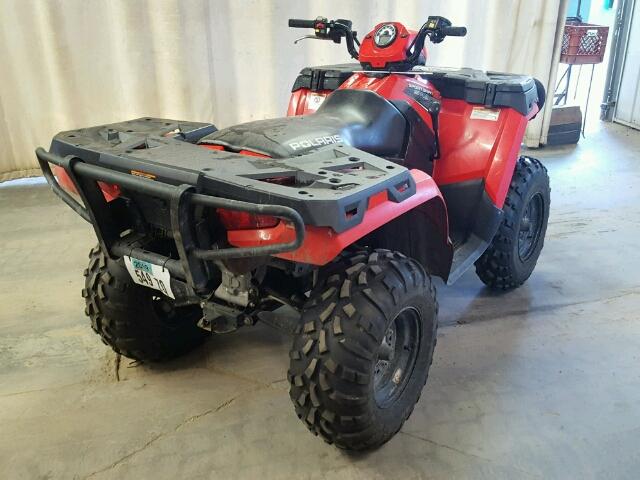 4XAMH50A5BA334724 - 2011 POLARIS SPORTSMAN RED photo 4