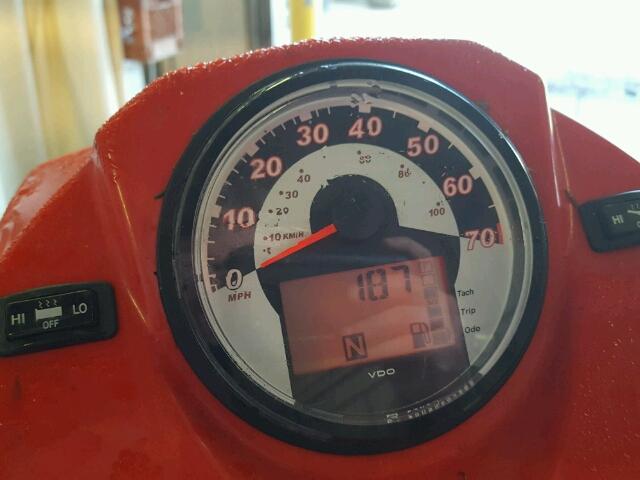 4XAMH50A5BA334724 - 2011 POLARIS SPORTSMAN RED photo 8