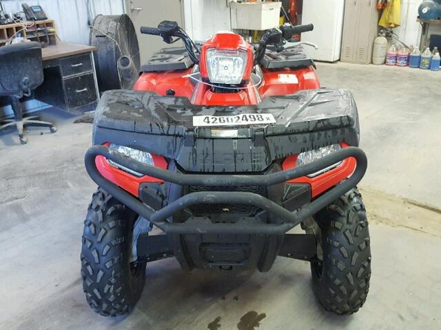 4XAMH50A5BA334724 - 2011 POLARIS SPORTSMAN RED photo 9