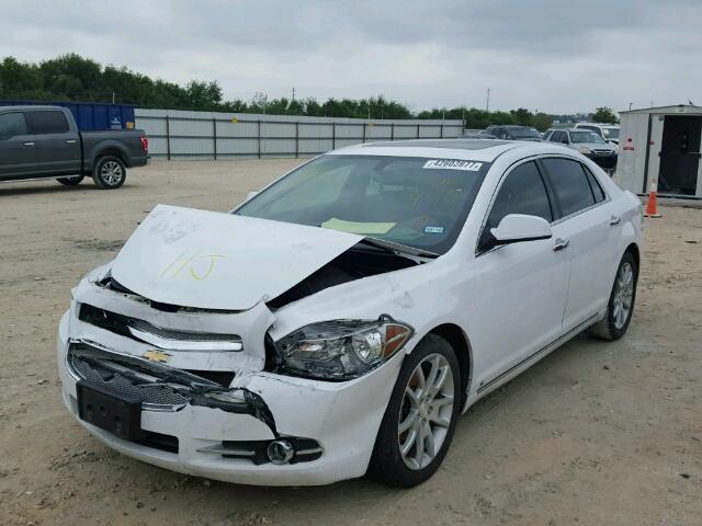 1G1ZK57729F136473 - 2009 CHEVROLET MALIBU LTZ WHITE photo 2