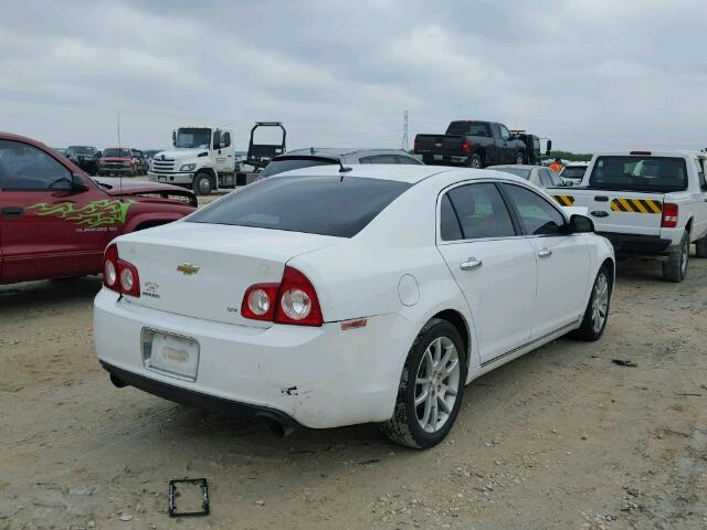 1G1ZK57729F136473 - 2009 CHEVROLET MALIBU LTZ WHITE photo 4