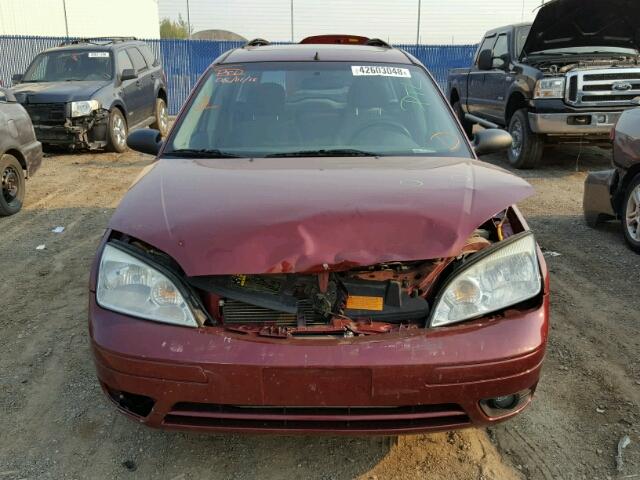 1FAHP36N27W144441 - 2007 FORD FOCUS ZXW RED photo 7