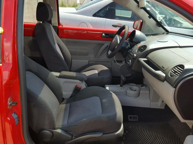 3VWCK31C84M418386 - 2004 VOLKSWAGEN NEW BEETLE წითელი ფოტო 5