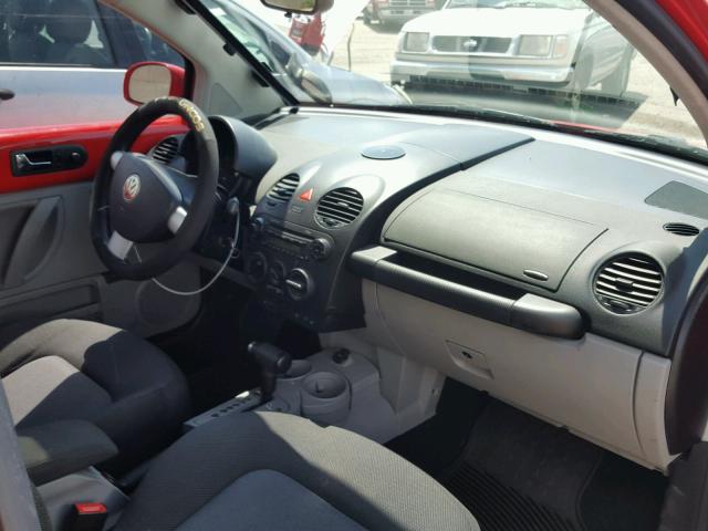 3VWCK31C84M418386 - 2004 VOLKSWAGEN NEW BEETLE წითელი ფოტო 9