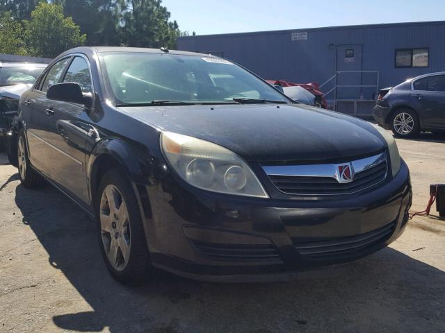 1G8ZS57N77F295728 - 2007 SATURN AURA XE BLACK photo 1