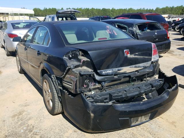 1G8ZS57N77F295728 - 2007 SATURN AURA XE BLACK photo 3