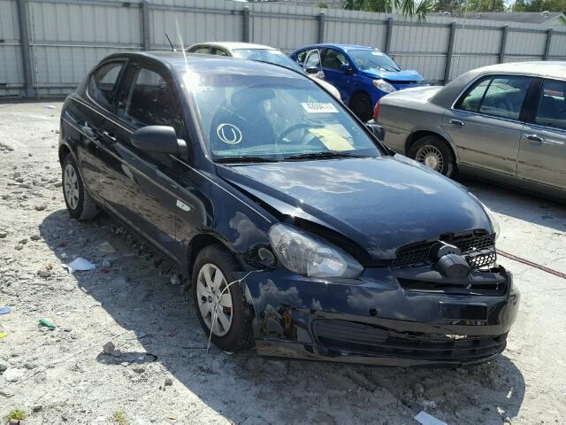 KMHCM36CX8U069525 - 2008 HYUNDAI ACCENT GS BLACK photo 1