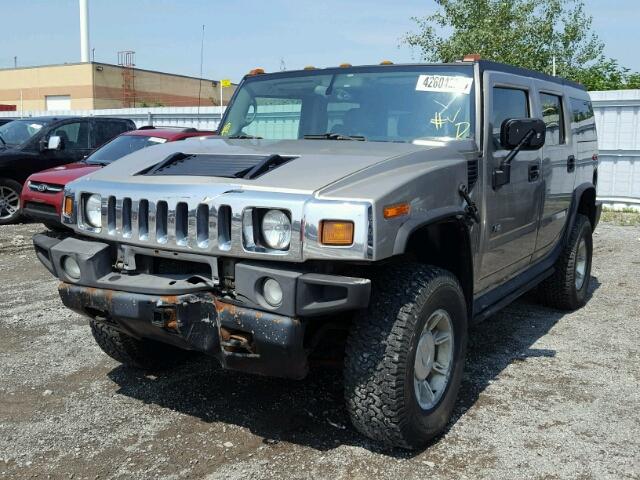 5GRGN23U74H113248 - 2004 HUMMER H2 BEIGE photo 2