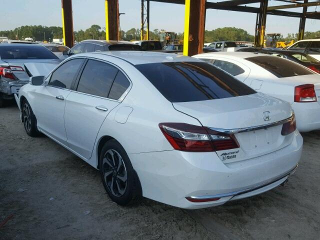 1HGCR2F86HA209388 - 2017 HONDA ACCORD EXL WHITE photo 3