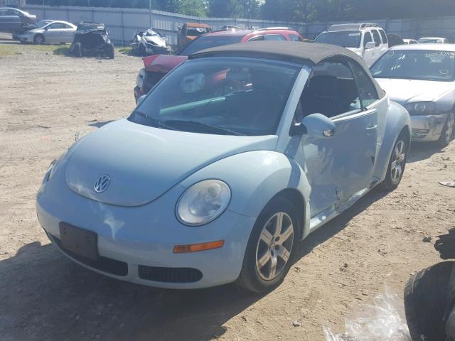 3VWRG31Y26M325521 - 2006 VOLKSWAGEN NEW BEETLE TURQUOISE photo 2
