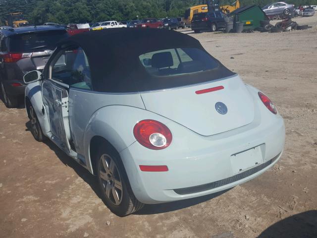 3VWRG31Y26M325521 - 2006 VOLKSWAGEN NEW BEETLE TURQUOISE photo 3