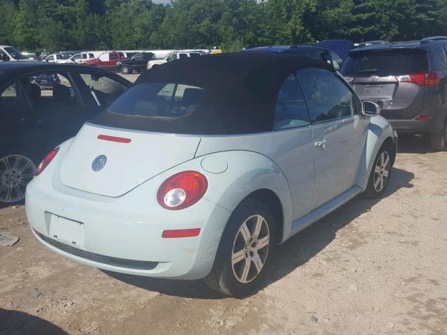 3VWRG31Y26M325521 - 2006 VOLKSWAGEN NEW BEETLE TURQUOISE photo 4