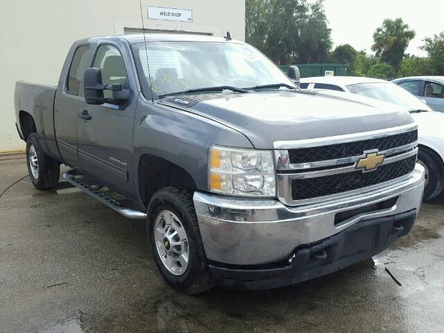 1GC2CXCG7BZ436666 - 2011 CHEVROLET SILVERADO GRAY photo 1