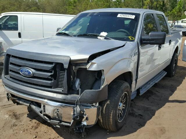 1FTFW1CF2CFA02588 - 2012 FORD F150 SUPER SILVER photo 2