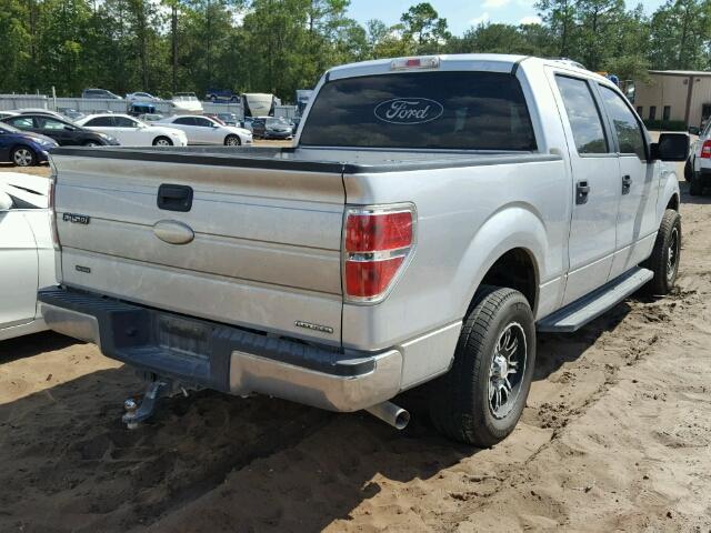 1FTFW1CF2CFA02588 - 2012 FORD F150 SUPER SILVER photo 4