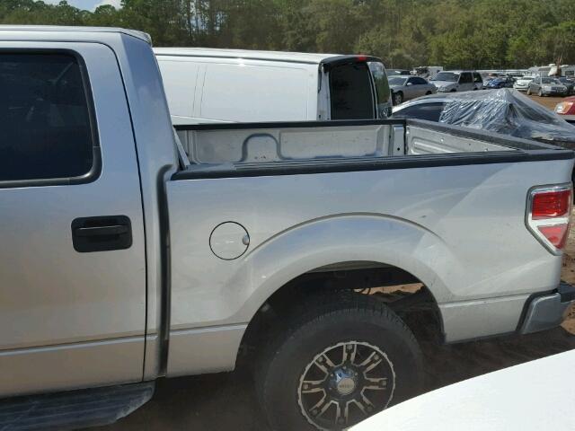 1FTFW1CF2CFA02588 - 2012 FORD F150 SUPER SILVER photo 9