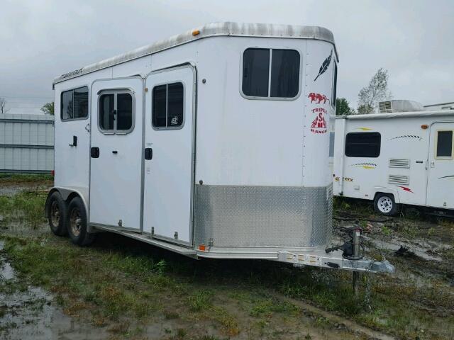 4FGA115237C104566 - 2007 FEATHERLITE MFG INC HORSETRAIL WHITE photo 1