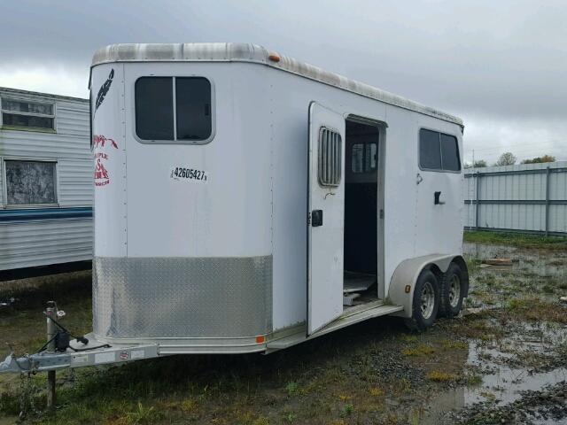 4FGA115237C104566 - 2007 FEATHERLITE MFG INC HORSETRAIL WHITE photo 2