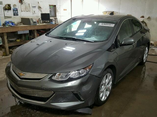 1G1RB6S54HU110706 - 2017 CHEVROLET VOLT PREMI GRAY photo 2