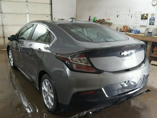 1G1RB6S54HU110706 - 2017 CHEVROLET VOLT PREMI GRAY photo 3