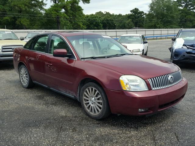 1MEFM42155G606869 - 2005 MERCURY MONTEGO PR 栗色 照片 1