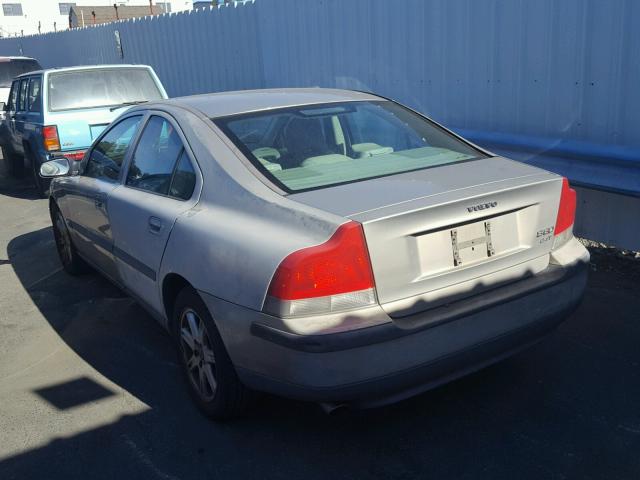 YV1RS58DX12058932 - 2001 VOLVO S60 GRAY photo 3