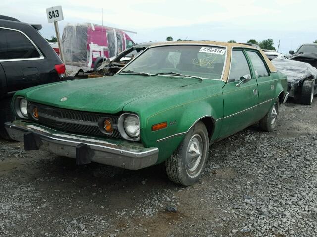 A4A057A222089 - 1974 AMC HORNET GREEN photo 2