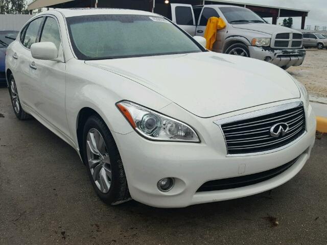 JN1BY1AP8CM333291 - 2012 INFINITI M37 WHITE photo 1