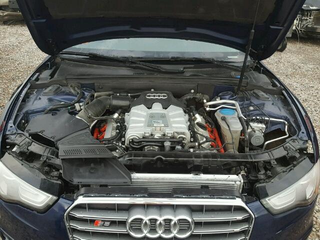 WAUCGAFR8DA040571 - 2013 AUDI S5 PREMIUM 蓝色 照片 7