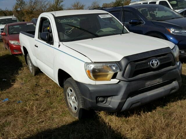 5TFNX4CN0EX037385 - 2014 TOYOTA TACOMA WHITE photo 1