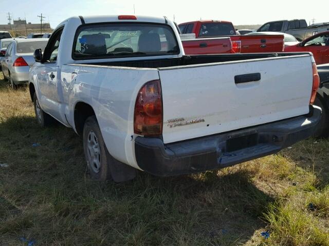 5TFNX4CN0EX037385 - 2014 TOYOTA TACOMA WHITE photo 3