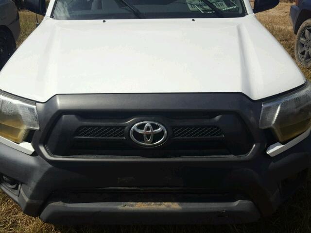 5TFNX4CN0EX037385 - 2014 TOYOTA TACOMA WHITE photo 7