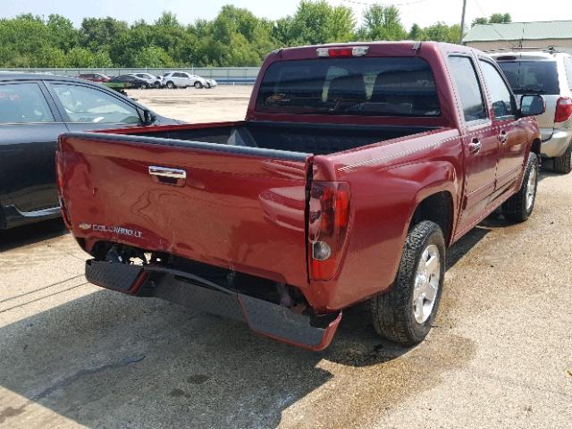 1GCDSCDEXA8104632 - 2010 CHEVROLET COLORADO L RED photo 4