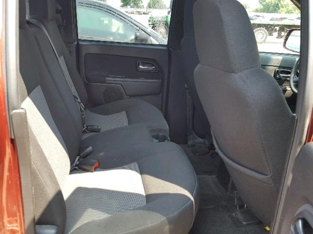 1GCDSCDEXA8104632 - 2010 CHEVROLET COLORADO L RED photo 6